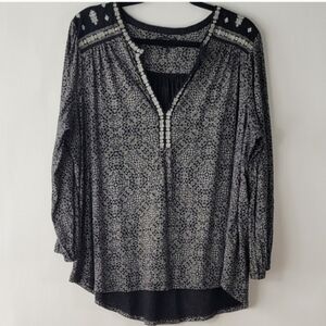 LUCKY BRAND Shirt Longsleeve Blouse Size 1X
